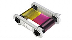 Полноцветная лента (YMCKO) на 500 оттисков с чистящим роликом; для принтера Advent SOLID 700 в Ростове-на-Дону